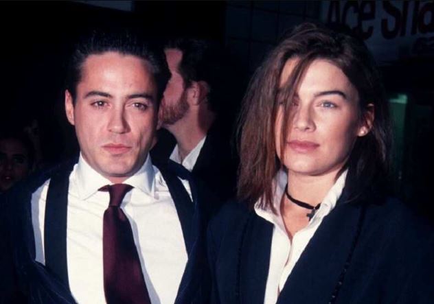 Avri Roey Downey's father and his former wife Deborah Falconer